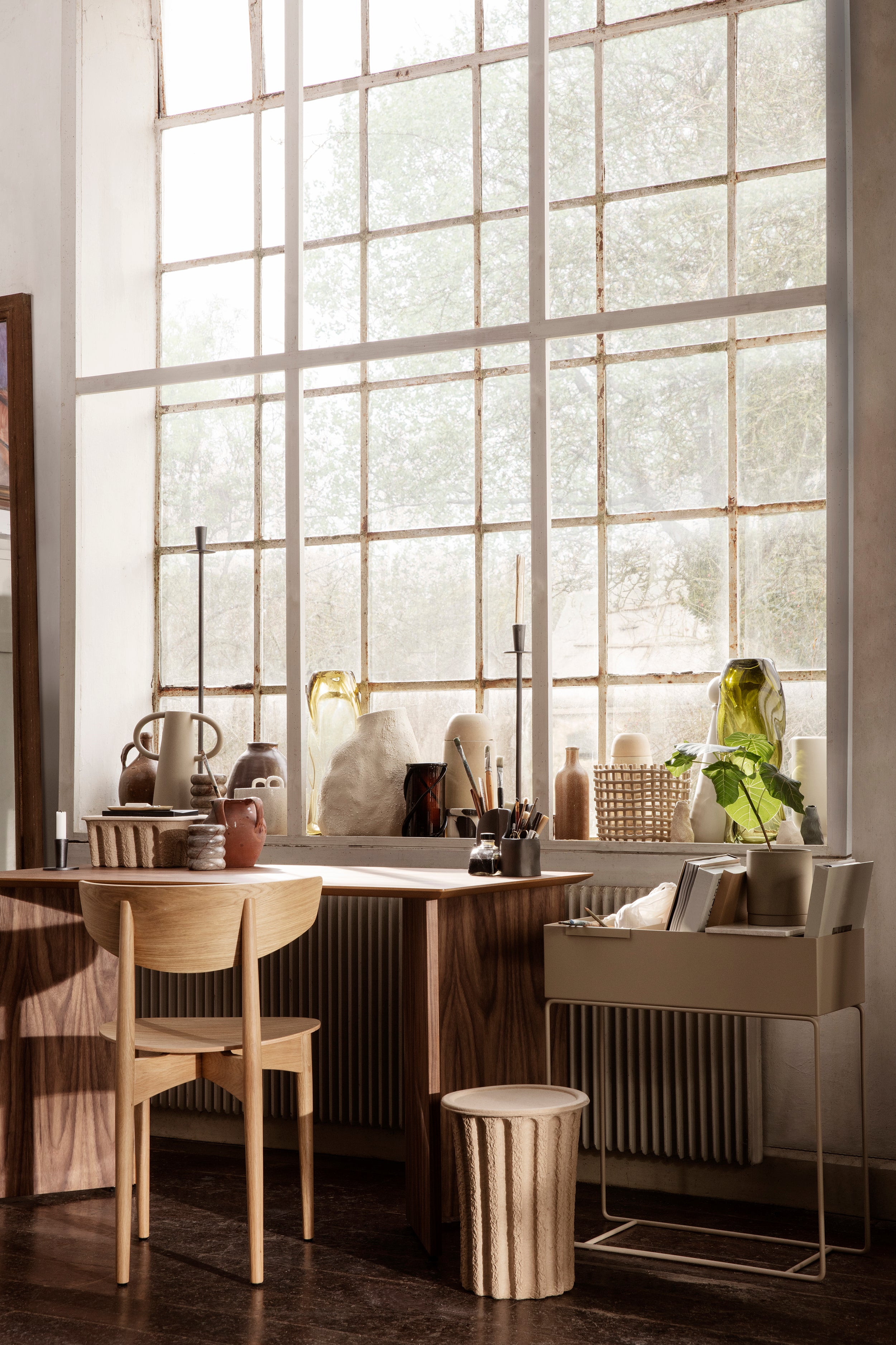 Herman Dining Chair Wood White Beech