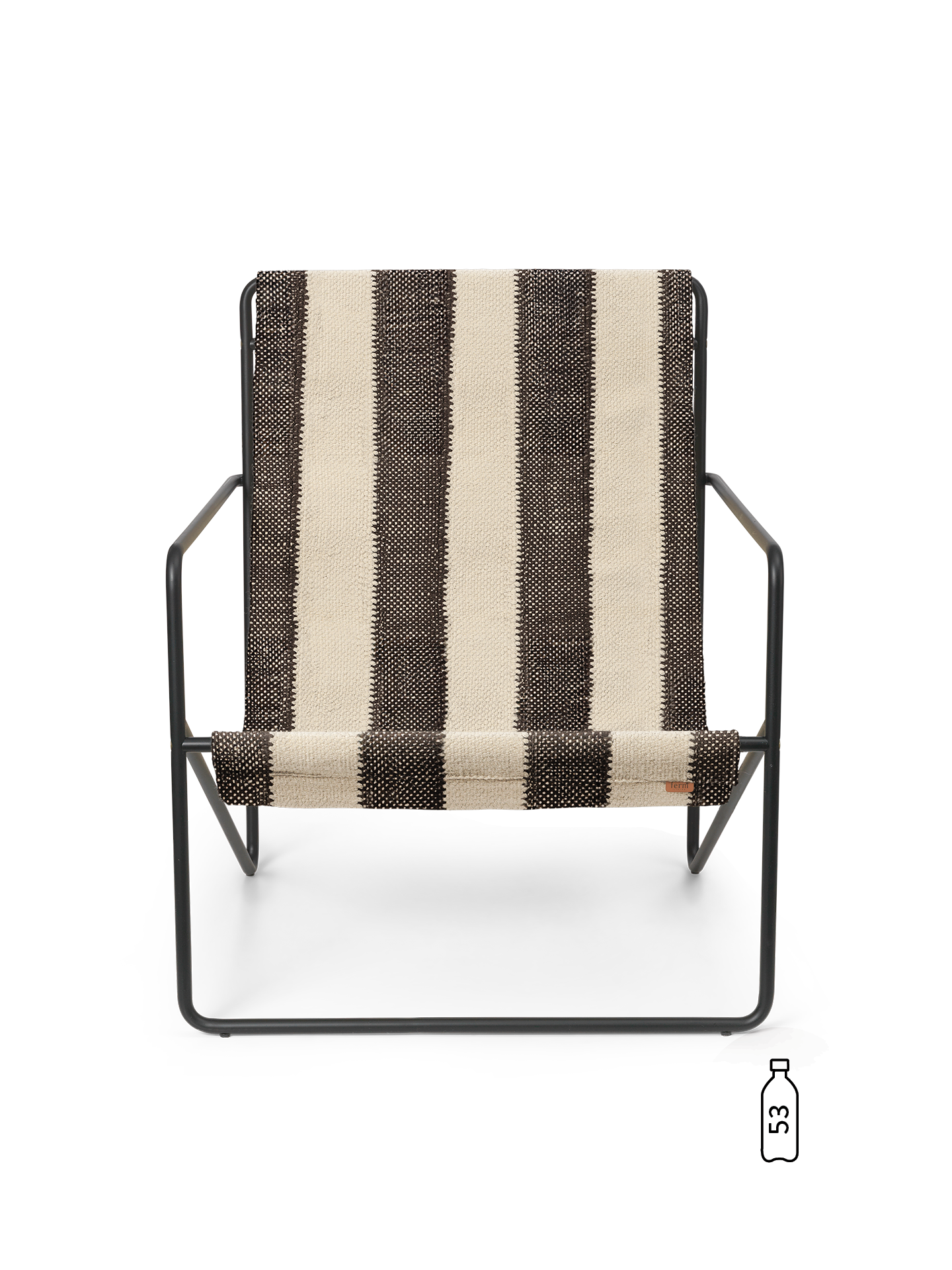 Desert Lounge Chair Black/Off White