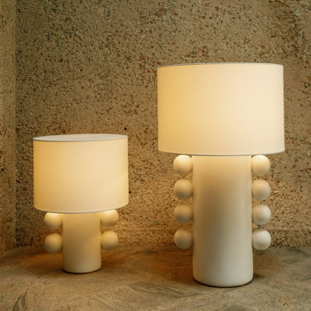 Tiglia Low Lamp White