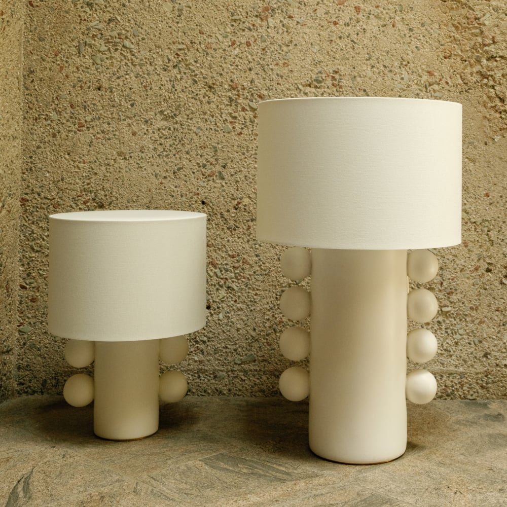 Tiglia Low Lamp White