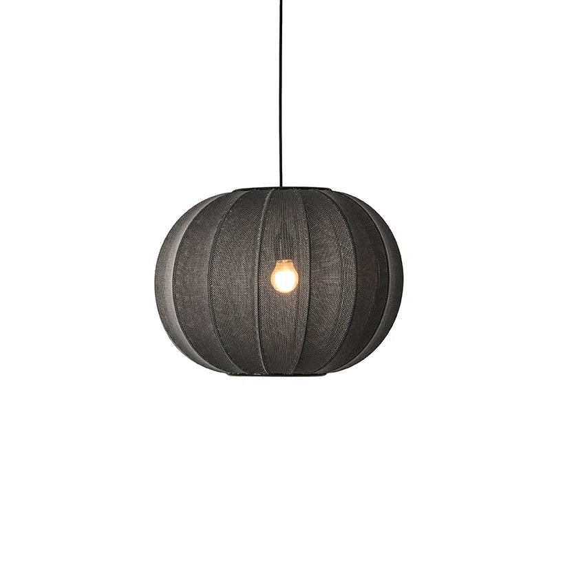 Knit Wit 45 Round Pendant Black