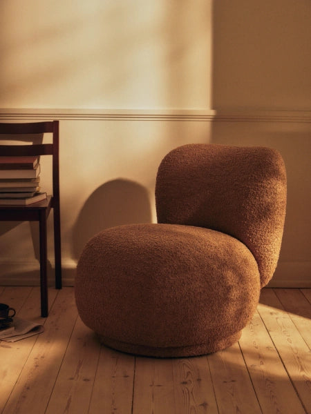 Rico Piccolo Lounge Chair Swivel Brown