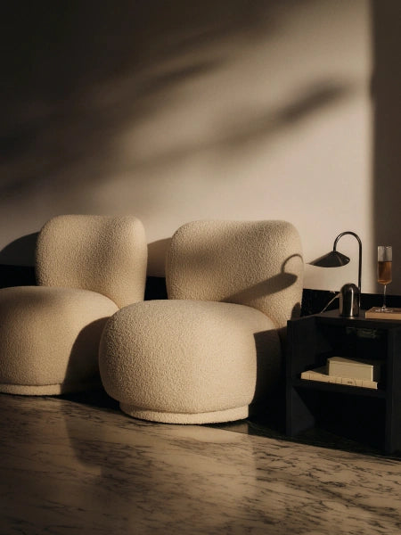 Rico Piccolo Lounge Chair Swivel Nordic Off-White