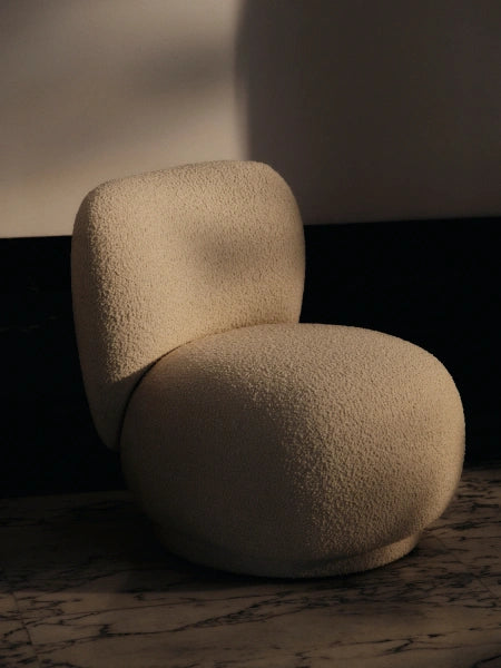 Rico Piccolo Lounge Chair Swivel Nordic Off-White