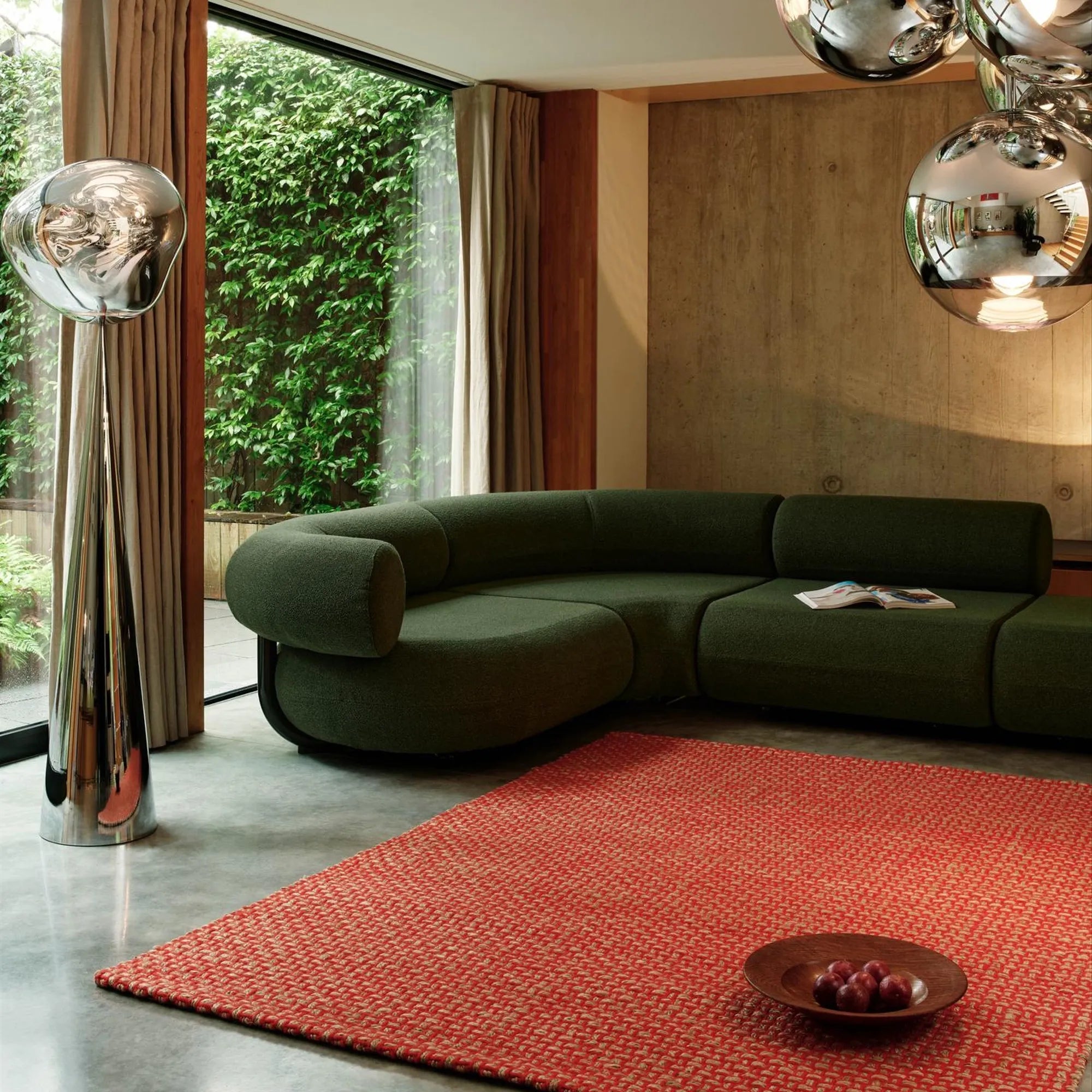 Weave Large Rug Orange