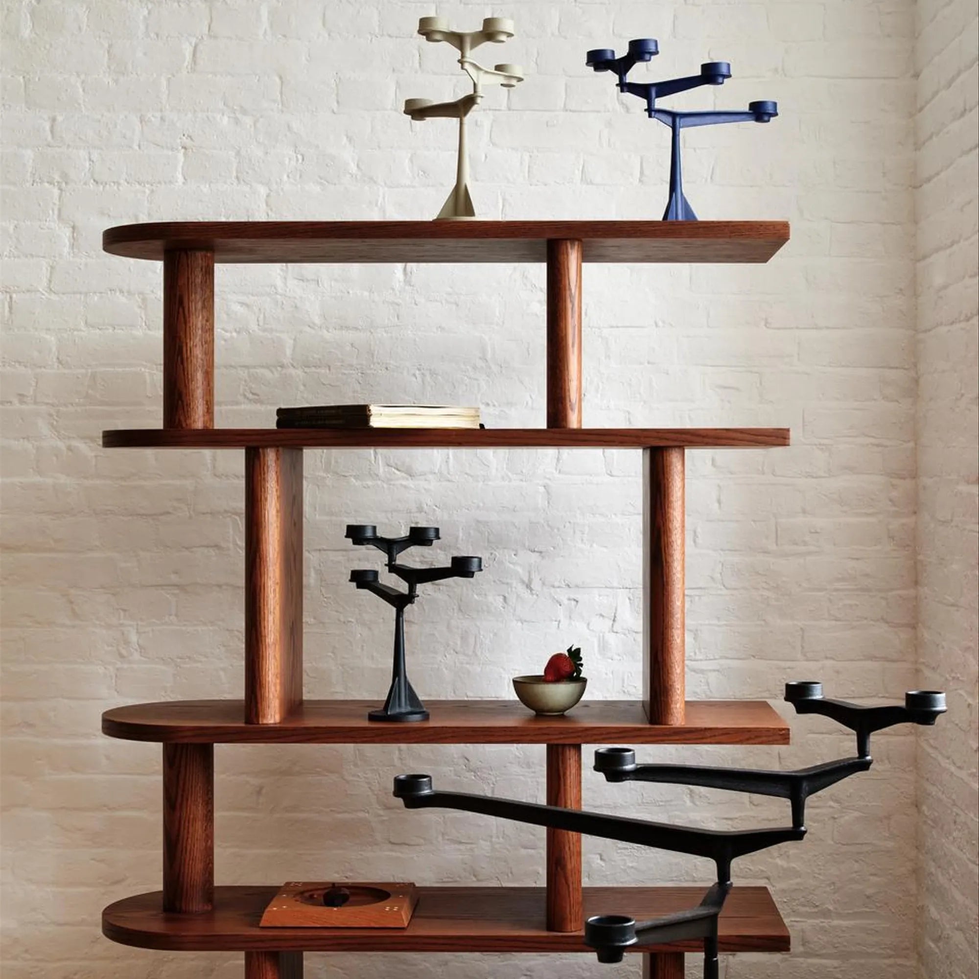 Spin Mini Candelabra Black
