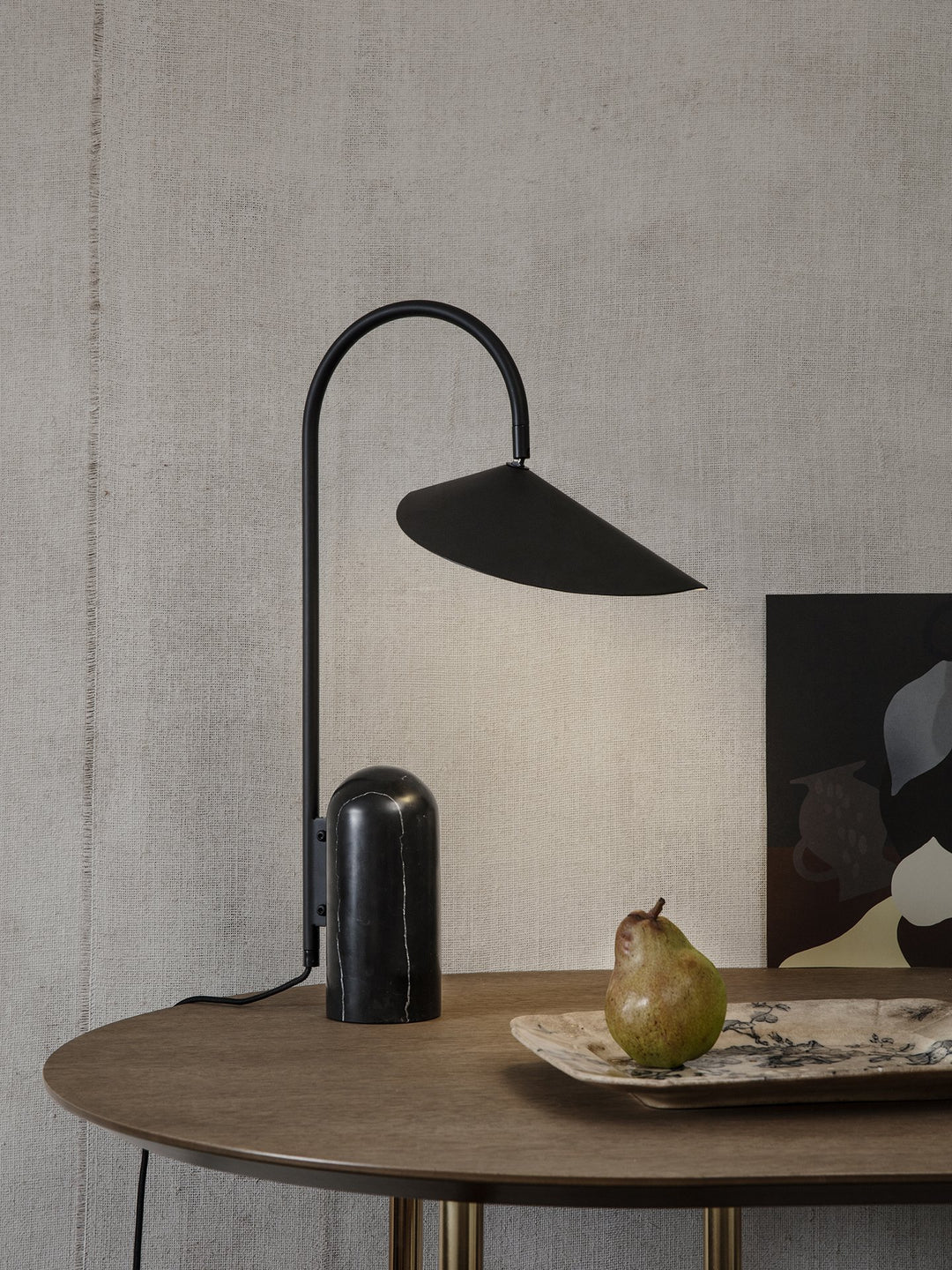 Arum Table Lamp Black