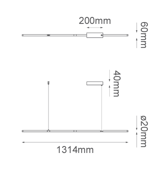 Tub Lineal Oro