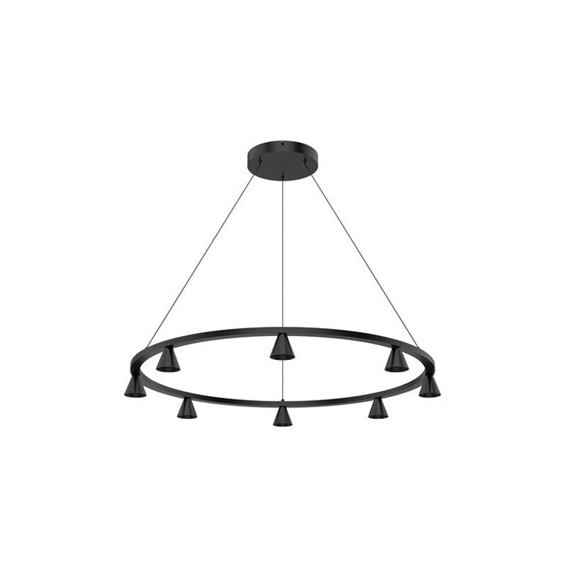 Dune Chandelier Black