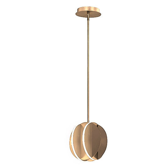 Interval Led Mini Sphere Brass
