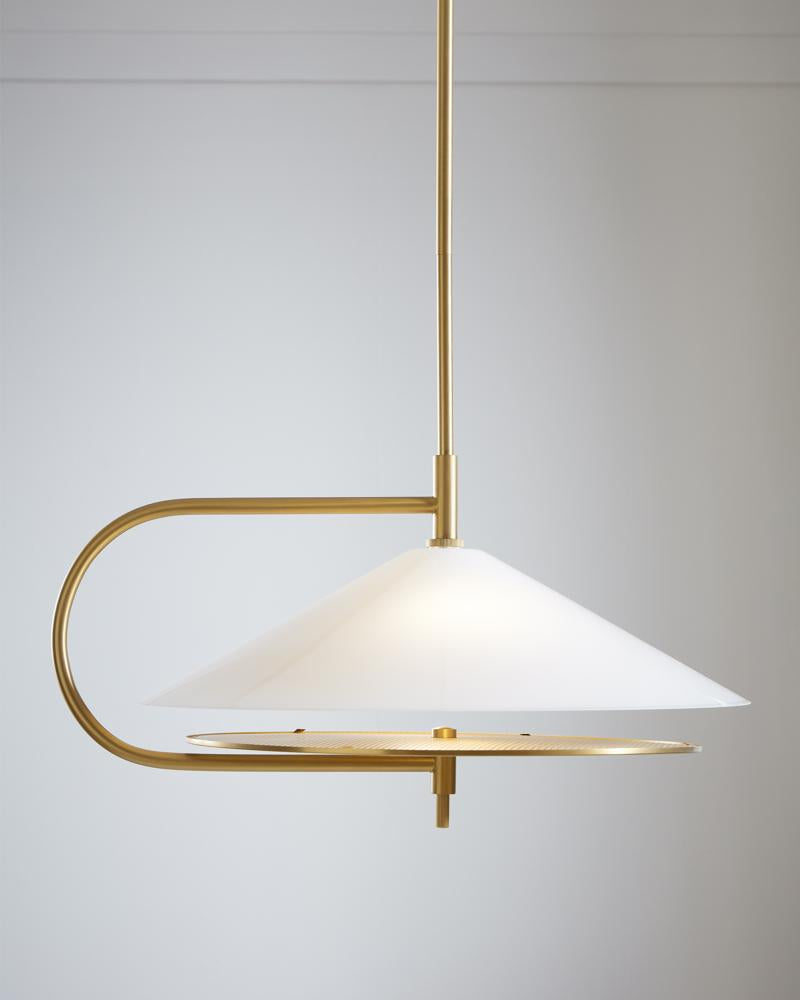 Gesture Pendant Burnished Brass