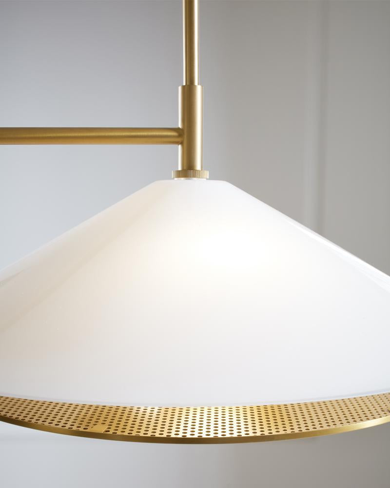 Gesture Pendant Burnished Brass