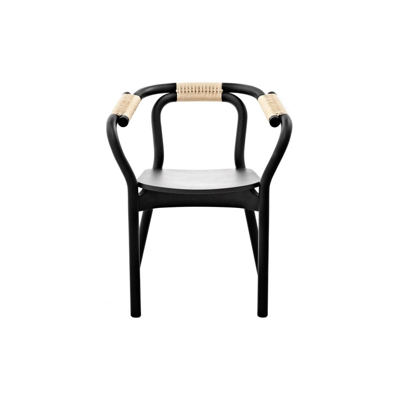 Knot Chair Negra/Natural