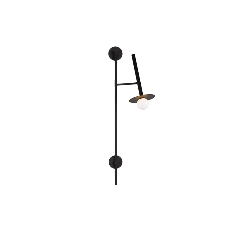 Nodes Large Pivot Sconce Black