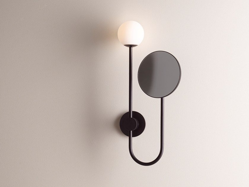 Orb Mirror Sconce